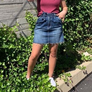 5/$25 Hollister Denim Blue Skirt